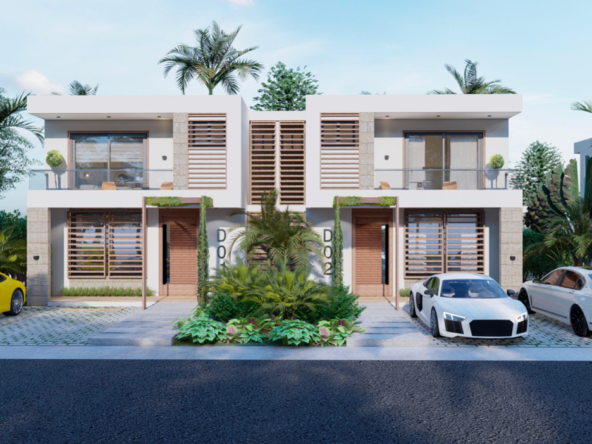 New Project DUET HOUSES in VISTA CANA Residence • Villa.red EB GE7042 4
